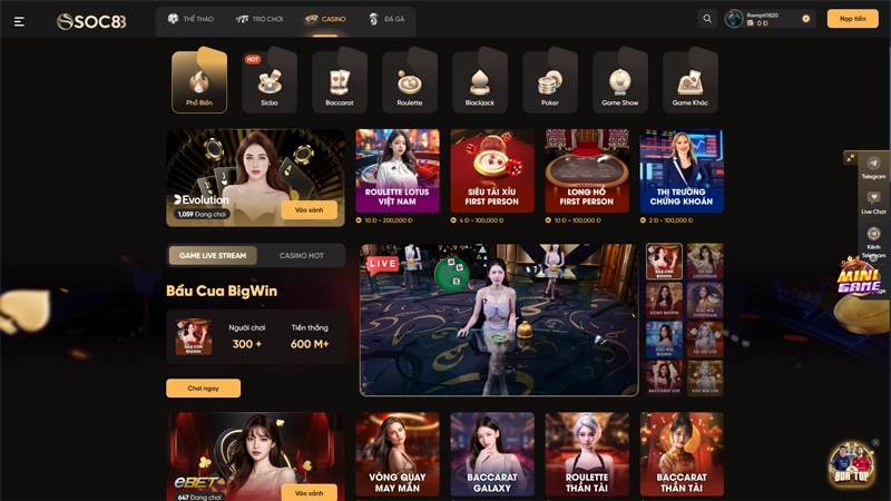 Đánh Giá Của Sơn Tùng Về Casino Live Tại Soc88 Đánh Giá Cá Nhân Của Sơn Tùng M-TP Về Casino Live Tại Soc88